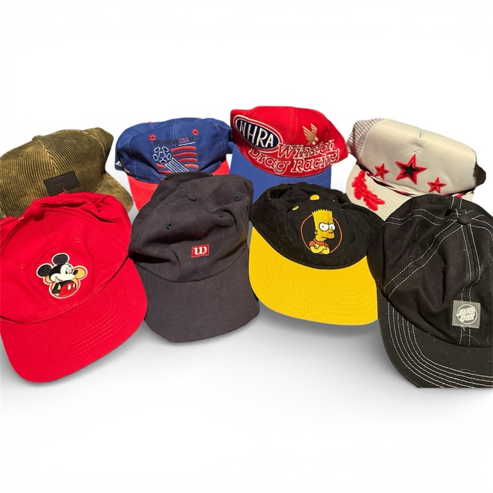 Colorful Baseball Caps Collection